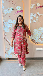 Ajrakh printed cotton