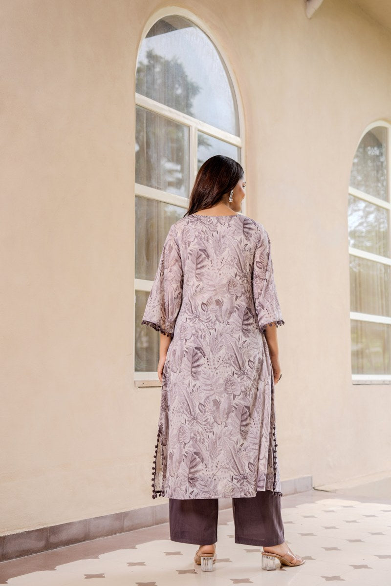 Smart Mul chanderi lining with pocket co ord