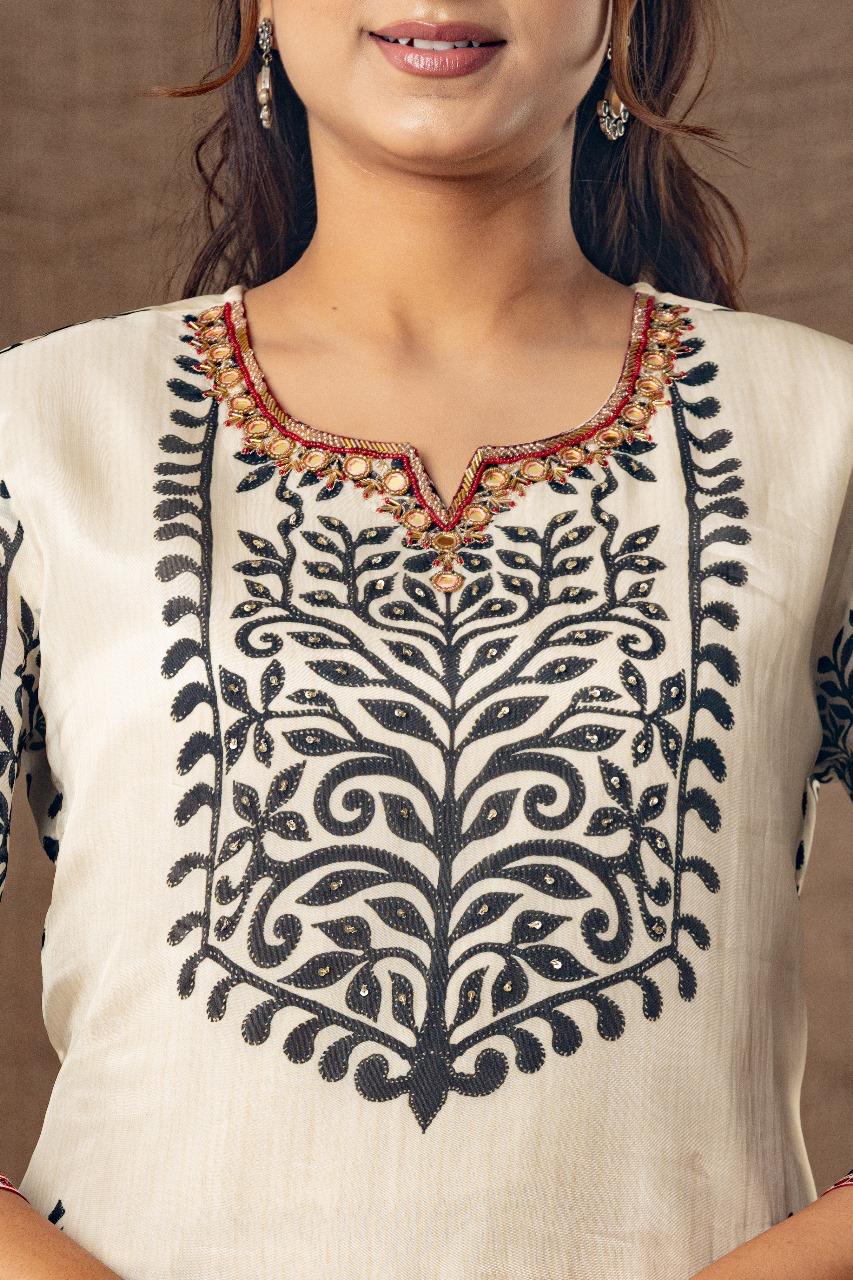 Pure crepe lining suit set (slight slim fit)