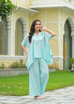 Smart linen kaftan co ord