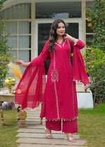 Premium cotton with coin detailing and with lining pink suit set