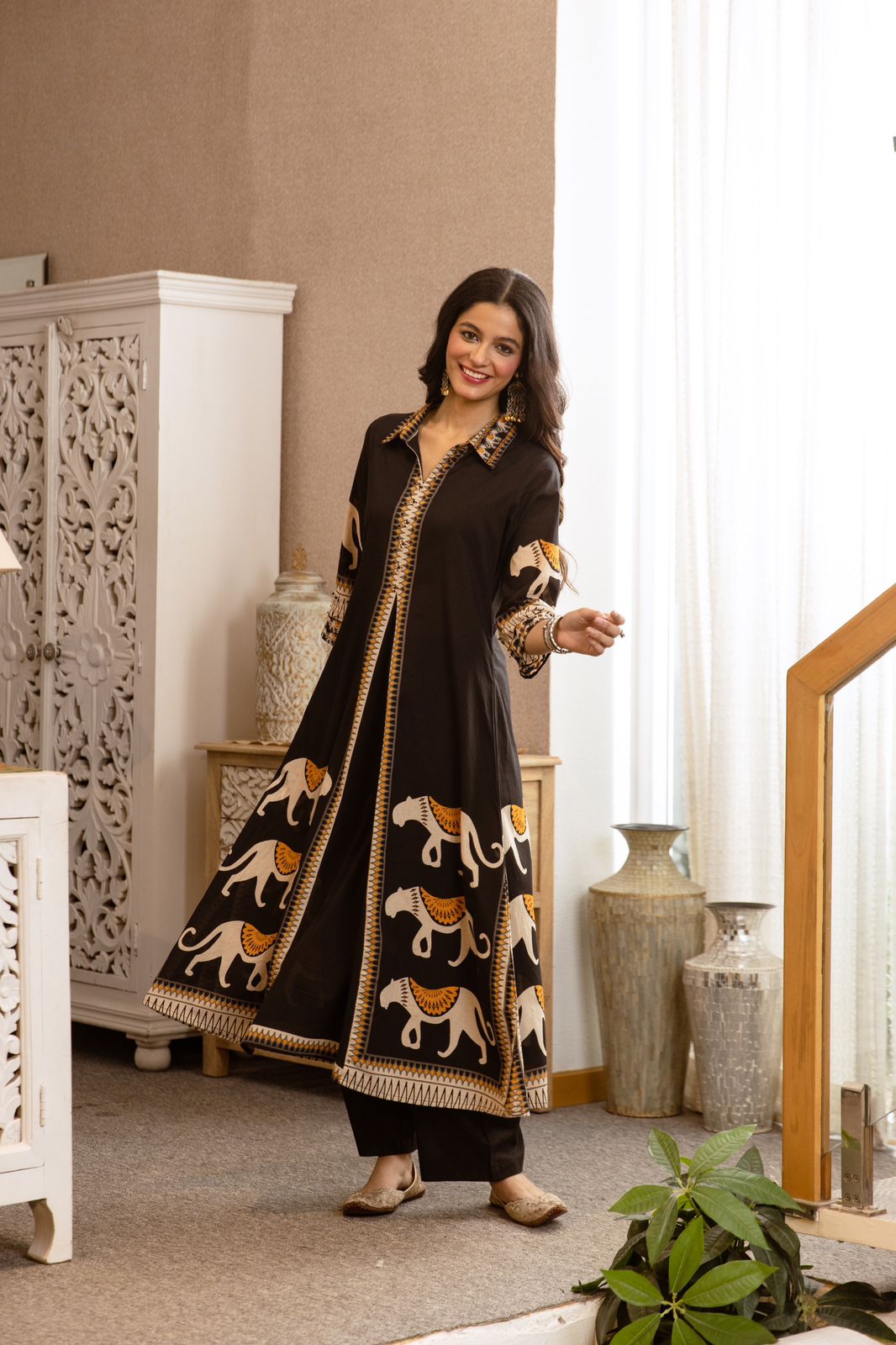 Premium cotton designer co ord set