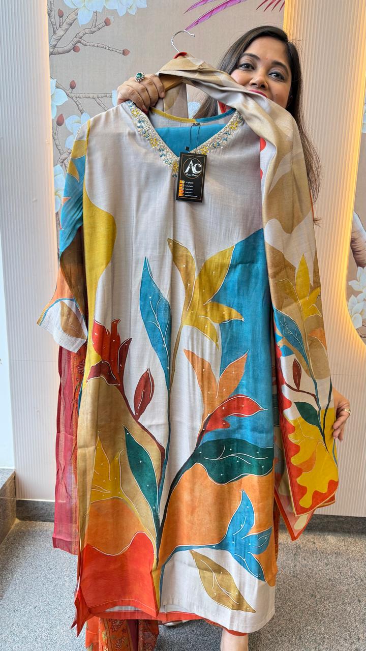 Pretty Modale digital printed suit set