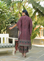 Pure Mul silk pretty ajrakh kaftan