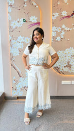 Smart applique work co ord set