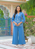 Wow embroidered cotton co ord