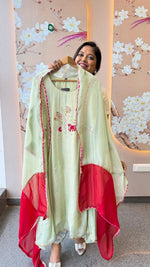 Crush tissue with real mirror detailing suit set paired