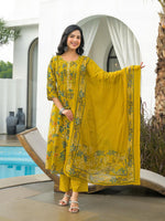 Pure cotton yellow full suit set