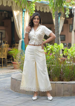 Smart cotton cut work Co ord set