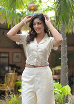 Smart cotton cut work Co ord set