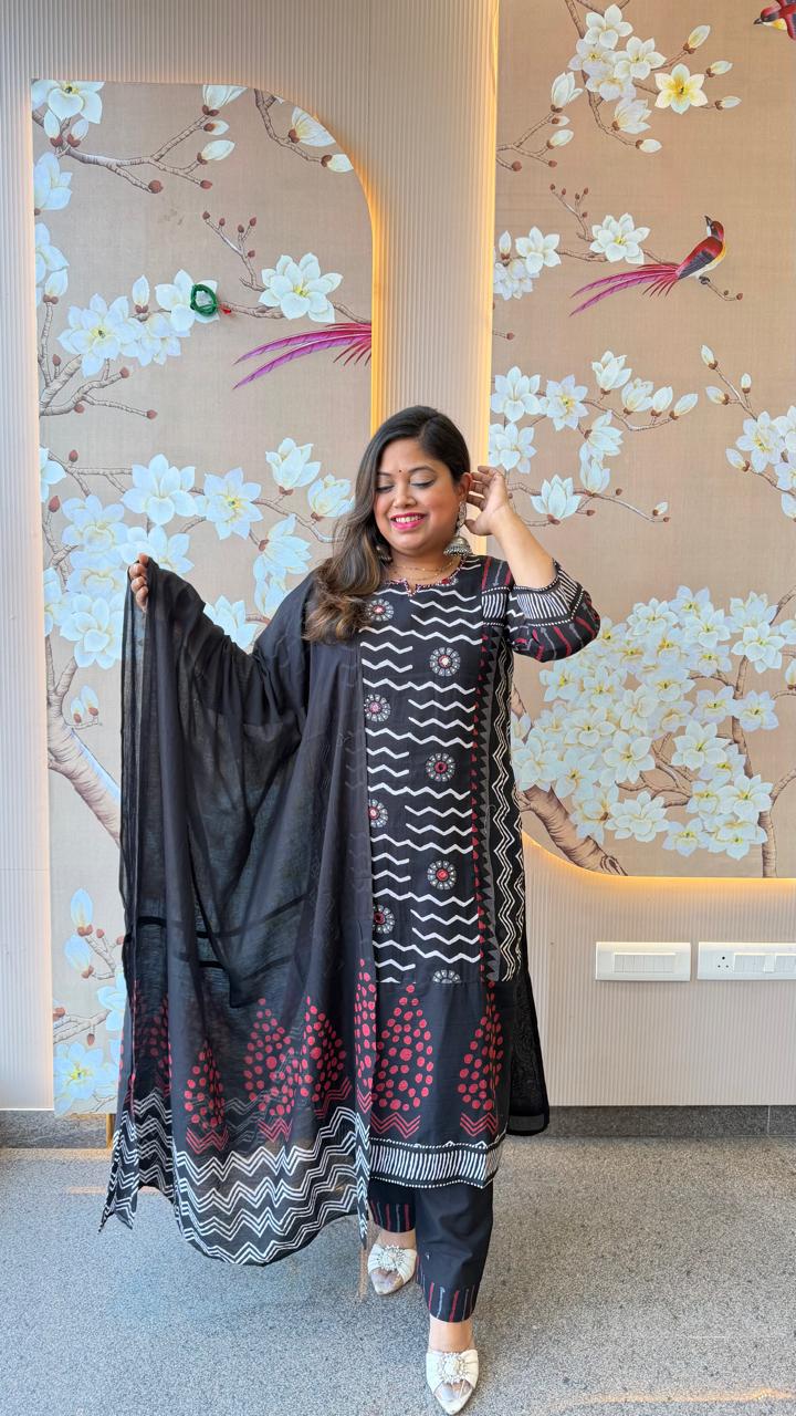 Super gorgeous pretty linen cotton lining suit set