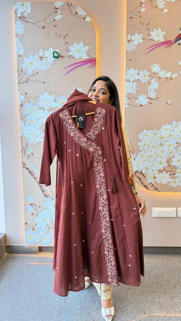 Pure cotton angrakha pattern