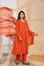 Fully embroidered Mul cotton suit set