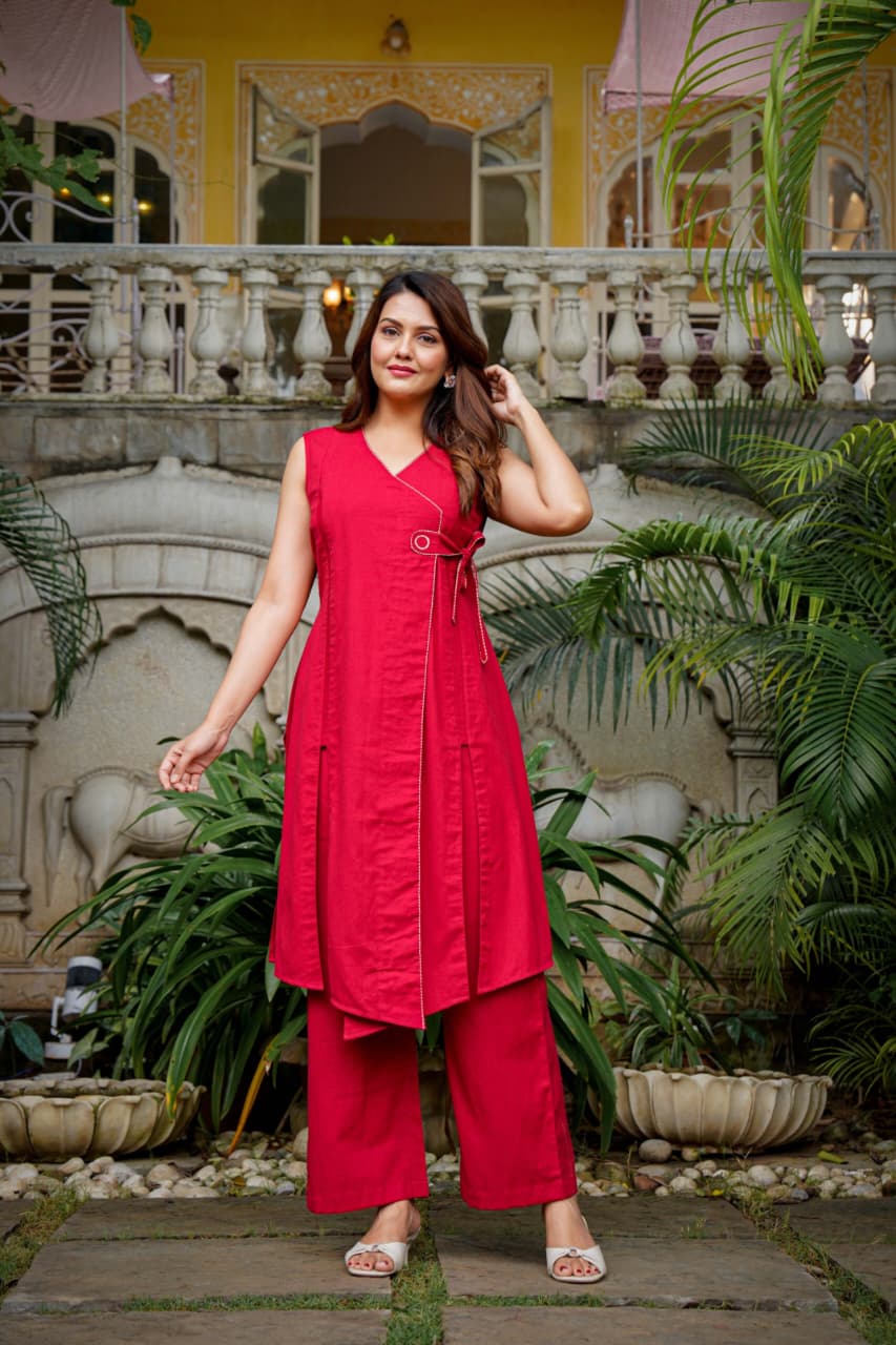 Designer cotton co ord set