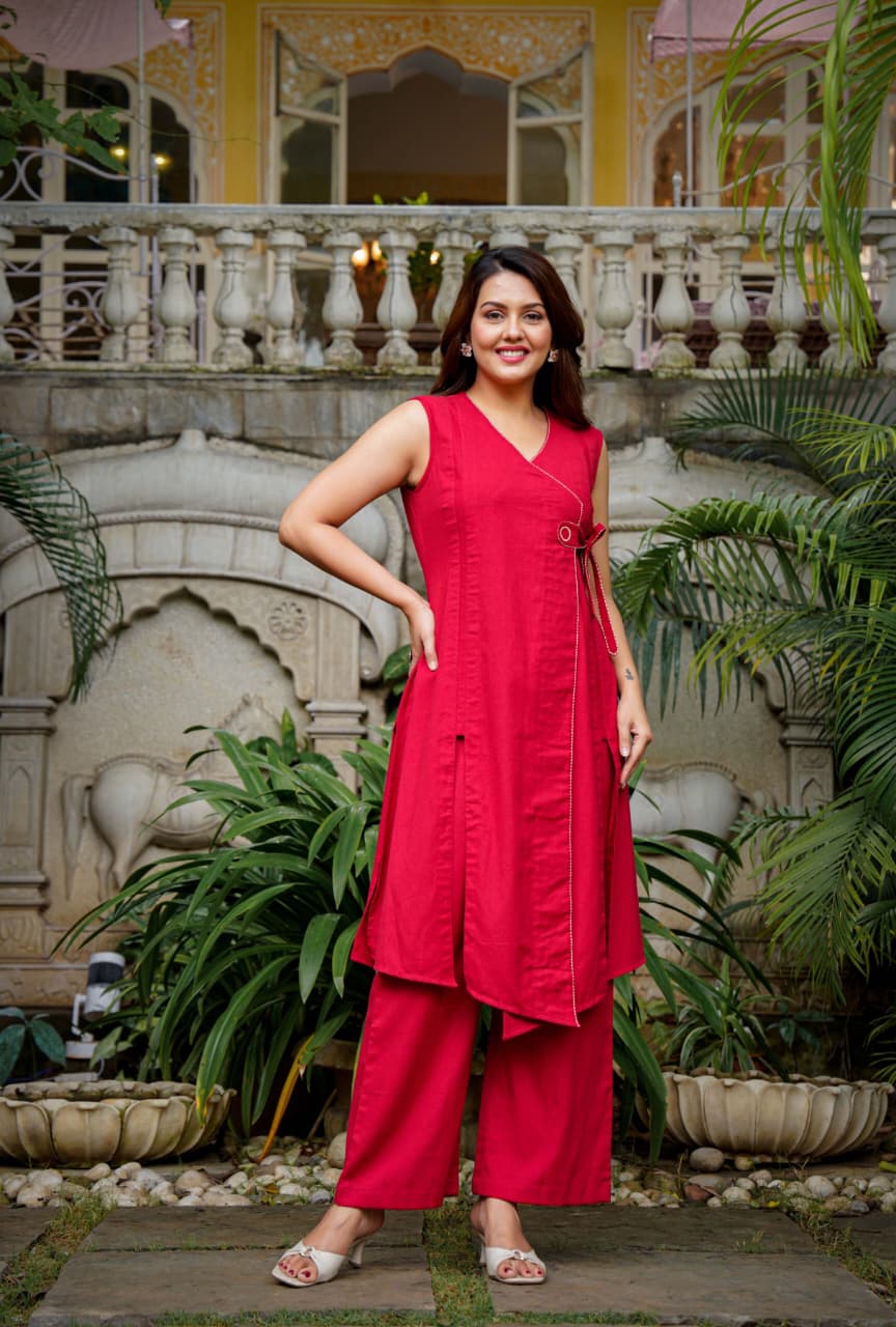 Designer cotton co ord set