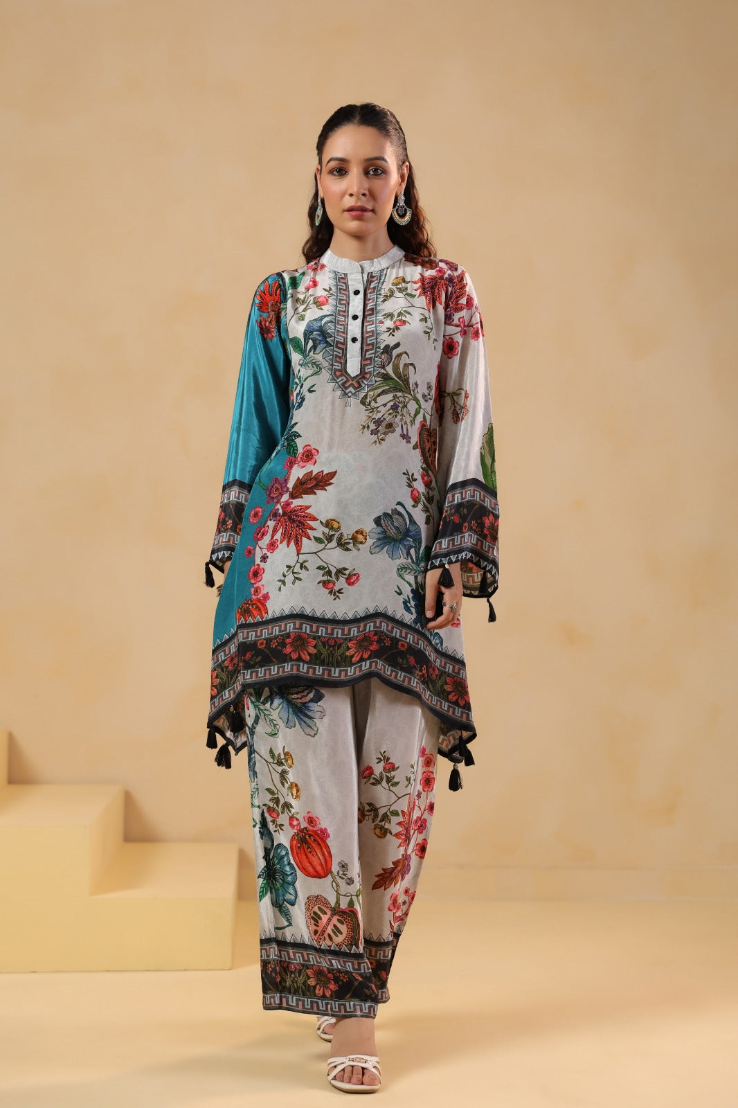 Premium pure crepe co ord set