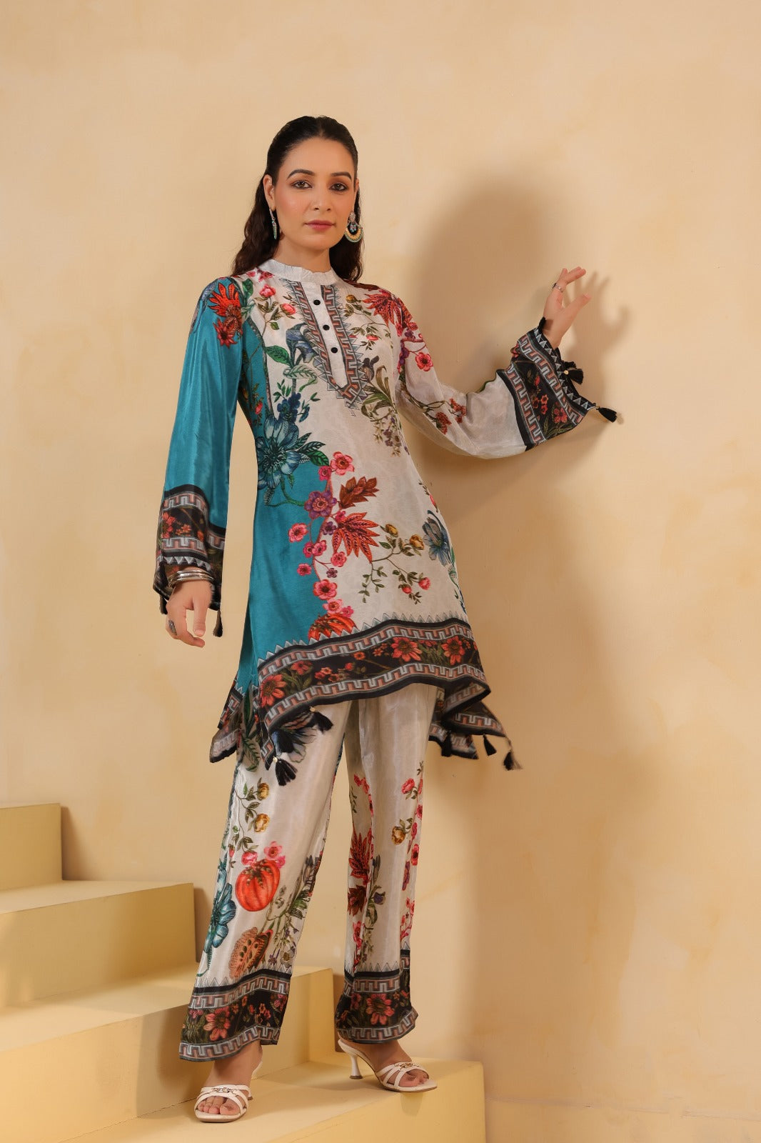 Premium pure crepe co ord set