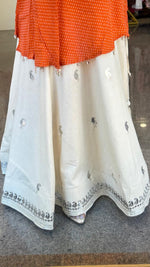 Premium cotton gotta detailing skirt
