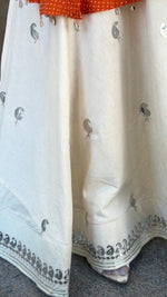 Premium cotton gotta detailing skirt