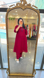 Super smart stylish cotton kurta pant