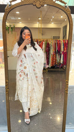 Jacquard cotton lining suit set