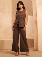 Super smart waist coat style co ord set