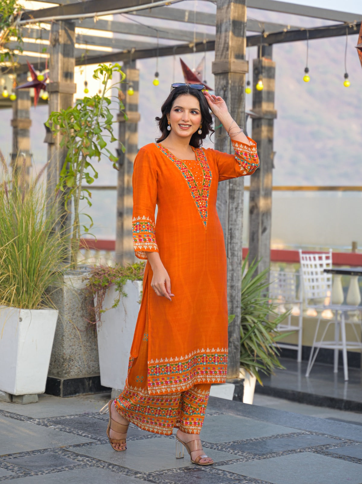 Gorgeous abutai silk kurta pant