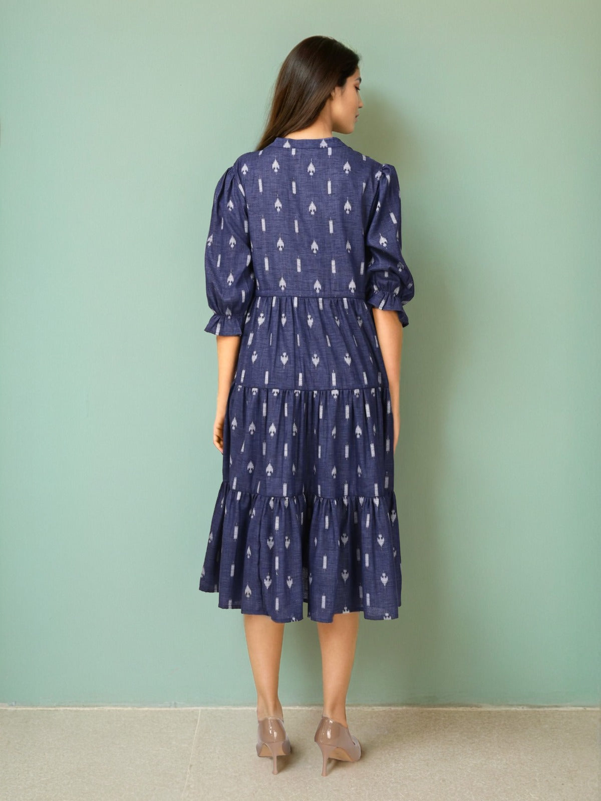 Smart smart lime cotton dress