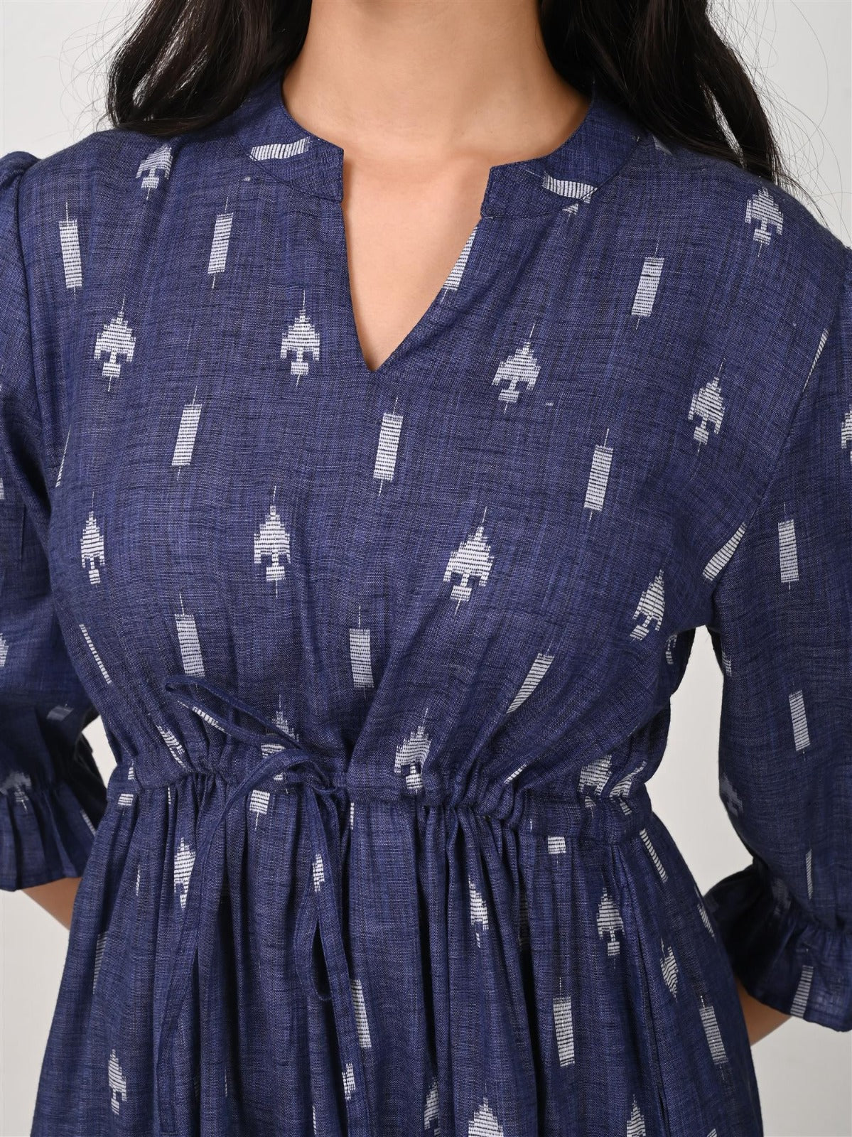 Smart smart lime cotton dress