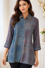Super pretty premium crepe shirt with beautiful button detailing