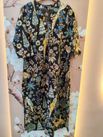 Cotton kurta pant in black