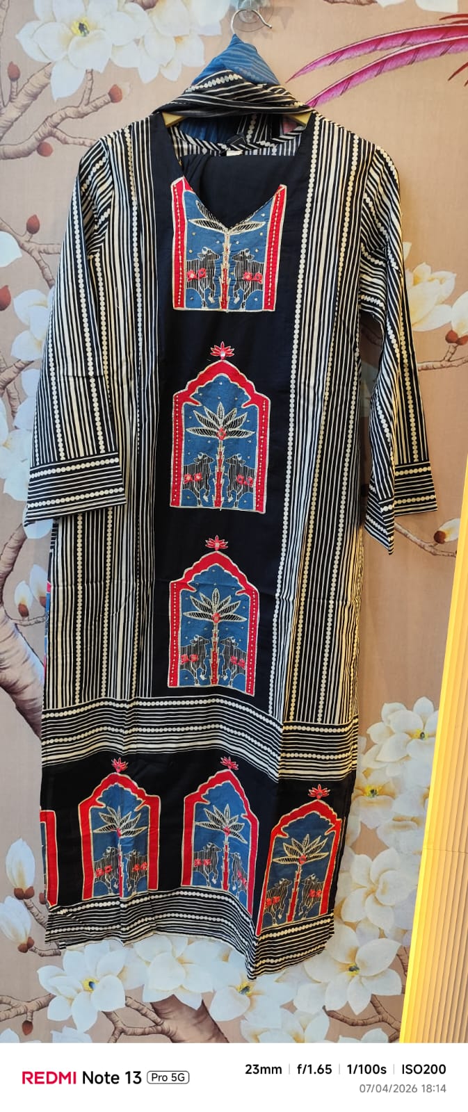 Gotta detailing cotton suit set