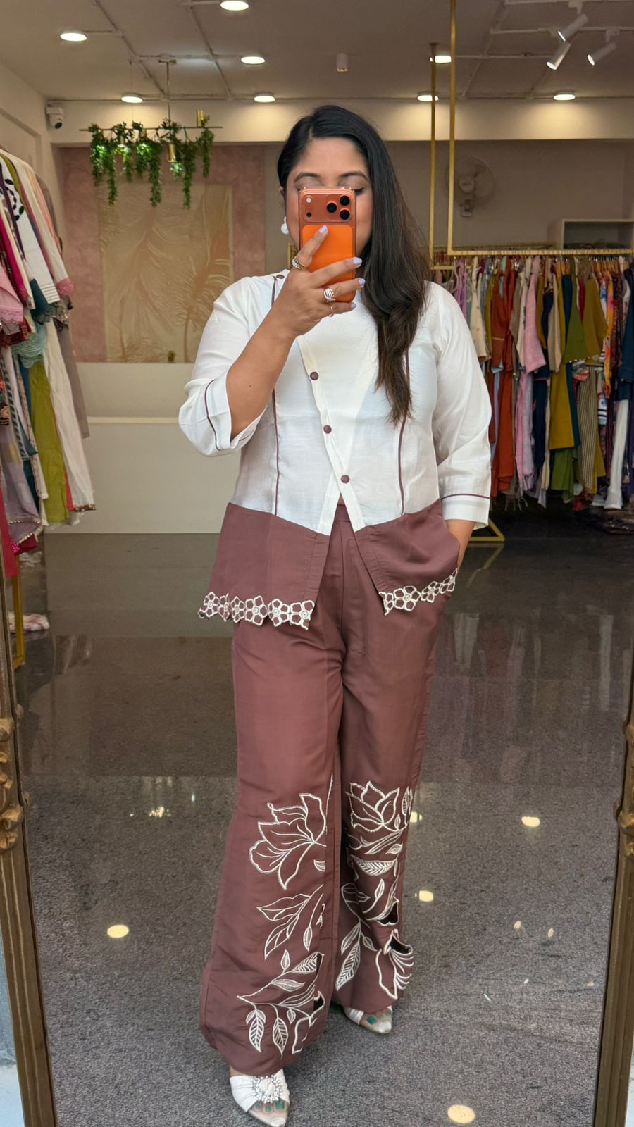Muslin smart co ord set