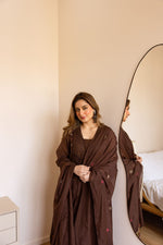 Super super pretty net chanderi fully embroidered suit set