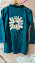 Applique work front n back co ord set