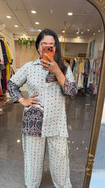 Pure Mul silk smartest co ord set