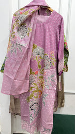 Pure Mul silk digital printed full suit