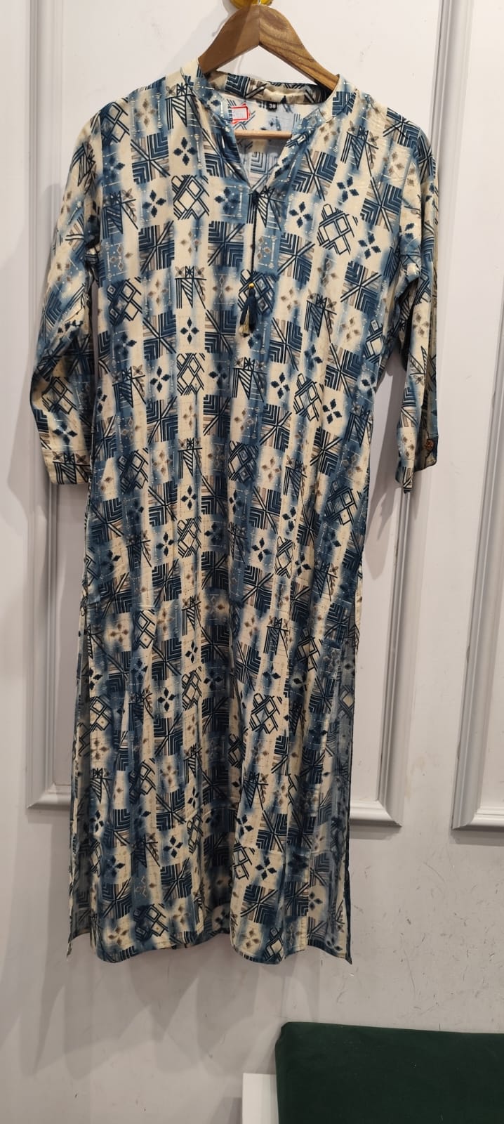 Rayon kurti in blue