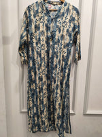 Rayon kurti in blue