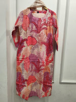 Cotton full suit set in pink
