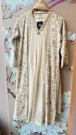 Textured cotton with lining full suit set
