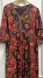 Muslin Alia cut kurta pant