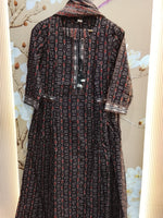 Cotton ajrakh suit set