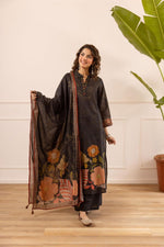 Super pretty cotton digital printed suit set