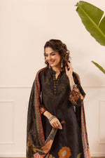 Super pretty cotton digital printed suit set