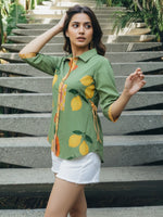 Super designer cotton digital printed top