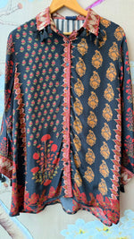 Viral is back ! Super crepe shirt in ajrakh