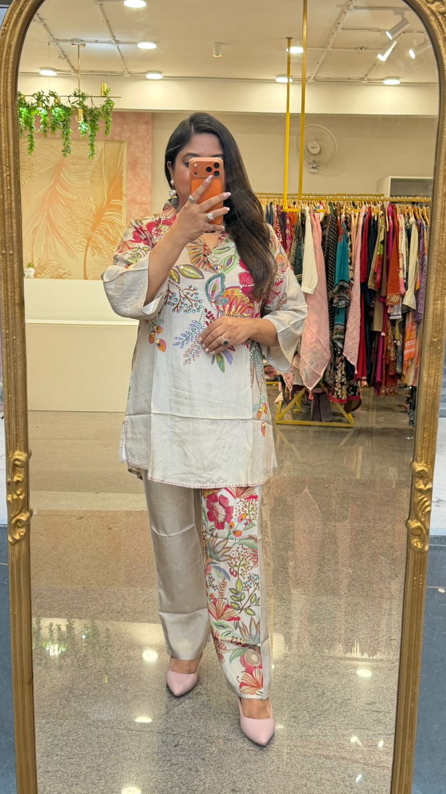 Restocked the bestselling! Pure Mul silk Kalamkari co ord set.