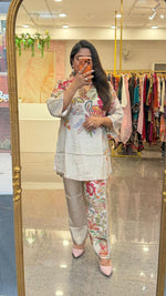 Restocked the bestselling! Pure Mul silk Kalamkari co ord set.