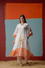 Super soft Mul cotton front n back digital print kurta pant